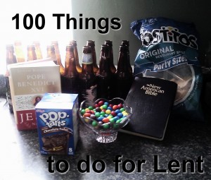 100 Things to Do for Lent - Held By His Pierced Hands